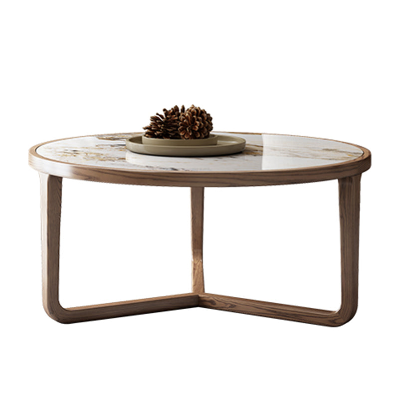 Table basse moderne en ardoise sans ensemble de table basse ronde pénible