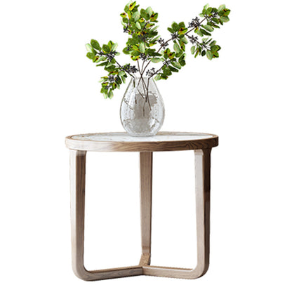 Table basse moderne en ardoise sans ensemble de table basse ronde pénible
