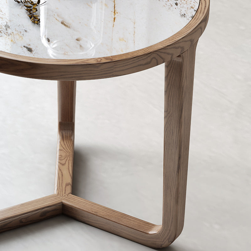 Table basse moderne en ardoise sans ensemble de table basse ronde pénible