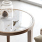 Table basse moderne en ardoise sans ensemble de table basse ronde pénible