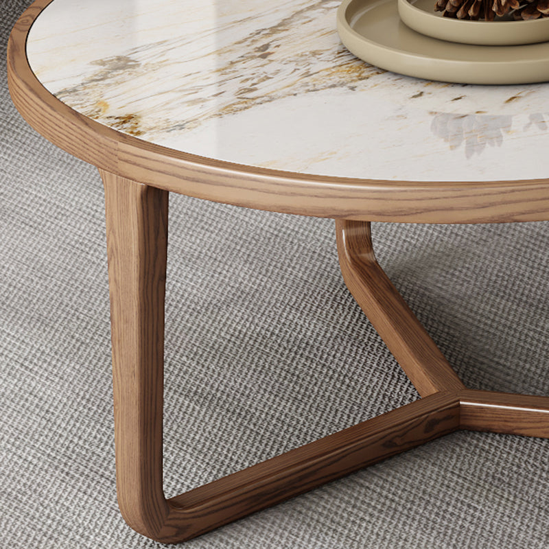 Table basse moderne en ardoise sans ensemble de table basse ronde pénible