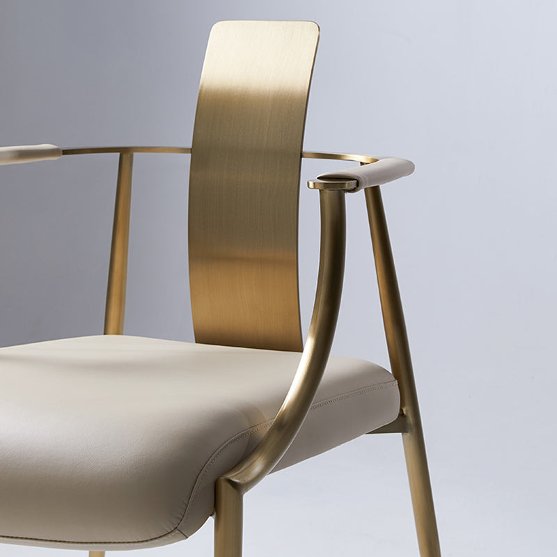 Glam Track Arms Armchair Basic Fixed Back Accent Armchair for Living Room Clearhalo 'Accent Chairs' 'accent_chairs' 'Chairs & Seating' 'furn' 'furn_accent_chairs' 'Furniture' 'Living Room Furniture' 6905304