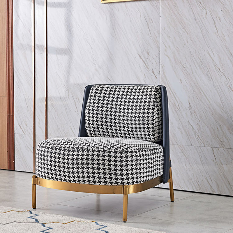 Chaise de baril à linge 29.52 "Chaise de large avec coussin pour le salon