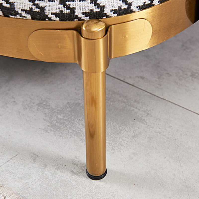 Chaise de baril à linge 29.52 "Chaise de large avec coussin pour le salon