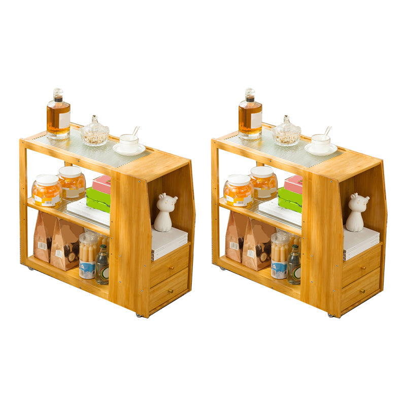 TABELLA RECTANGULARE TABELLA 27.6 "W X 11.8" D X 23.6 "H TABELLA LATURA MODERNISTA IN BEGNO