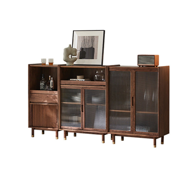 Mid-Century Accent Cabinet Bar Pulls Handle Design Storage Cabinet 78.7"L x 15.7"W x 41.3"H Clearhalo 'Cabinets & Chests' 'cabinets_chests' 'furn' 'furn_cabinets_chests' 'Furniture' 'Living Room Furniture' 6905401