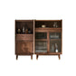 Mid-Century Accent Cabinet Bar Pulls Handle Design Storage Cabinet 49.2"L x 15.7"W x 41.3"H Clearhalo 'Cabinets & Chests' 'cabinets_chests' 'furn' 'furn_cabinets_chests' 'Furniture' 'Living Room Furniture' 6905402