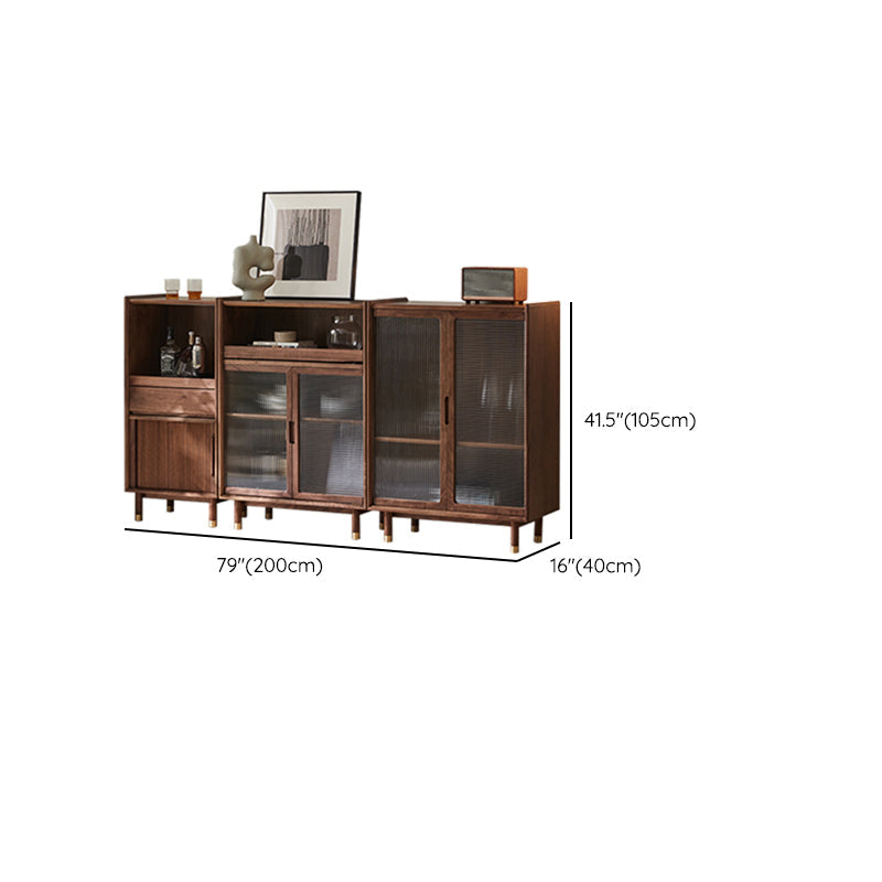 Mid-Century Accent Cabinet Bar Pulls Handle Design Storage Cabinet Clearhalo 'Cabinets & Chests' 'cabinets_chests' 'furn' 'furn_cabinets_chests' 'Furniture' 'Living Room Furniture' 6905411