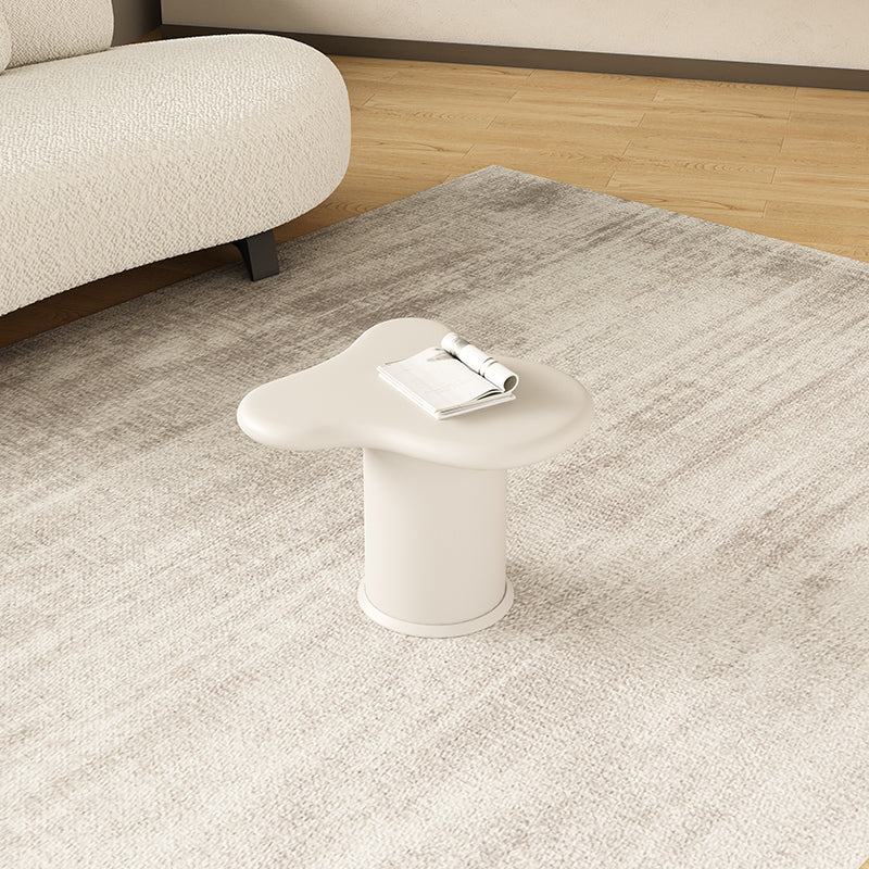 White Wood Coffee Table Free-Form Modern No Distressing Coffee Table Clearhalo 'Coffee & Accent Tables' 'Coffee Tables' 'coffee_tables' 'furn' 'furn_coffee_tables' 'Furniture' 'Living Room Furniture' 6905429