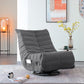 Manual-Push Botton Recliner Traditional Fabric Pushback Recliner