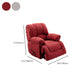 Contemporary Cotton Reclining Chair Solid Color Chair with Independent Foot Clearhalo 'Chairs & Seating' 'furn' 'furn_recliners' 'Furniture' 'Living Room Furniture' 'Recliners' 6905546