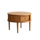 Table basse contemporaine Table basse ronde en bois massif