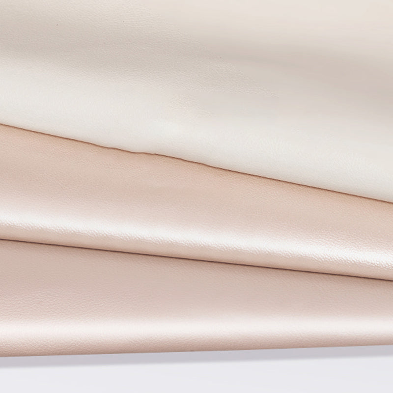 Contemporary Genuine Leather White Cushions Living Room Settee