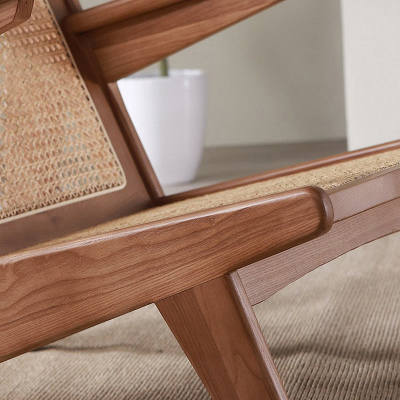 Industrial Accent Armchair Solid Wood Frame No Distressing Living Room Arm Chair Clearhalo 'Accent Chairs' 'accent_chairs' 'Chairs & Seating' 'furn' 'furn_accent_chairs' 'Furniture' 'Living Room Furniture' 6905640