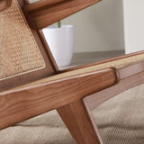 Industrial Accent Armchair Solid Wood Frame No Distressing Living Room Arm Chair Clearhalo 'Accent Chairs' 'accent_chairs' 'Chairs & Seating' 'furn' 'furn_accent_chairs' 'Furniture' 'Living Room Furniture' 6905640