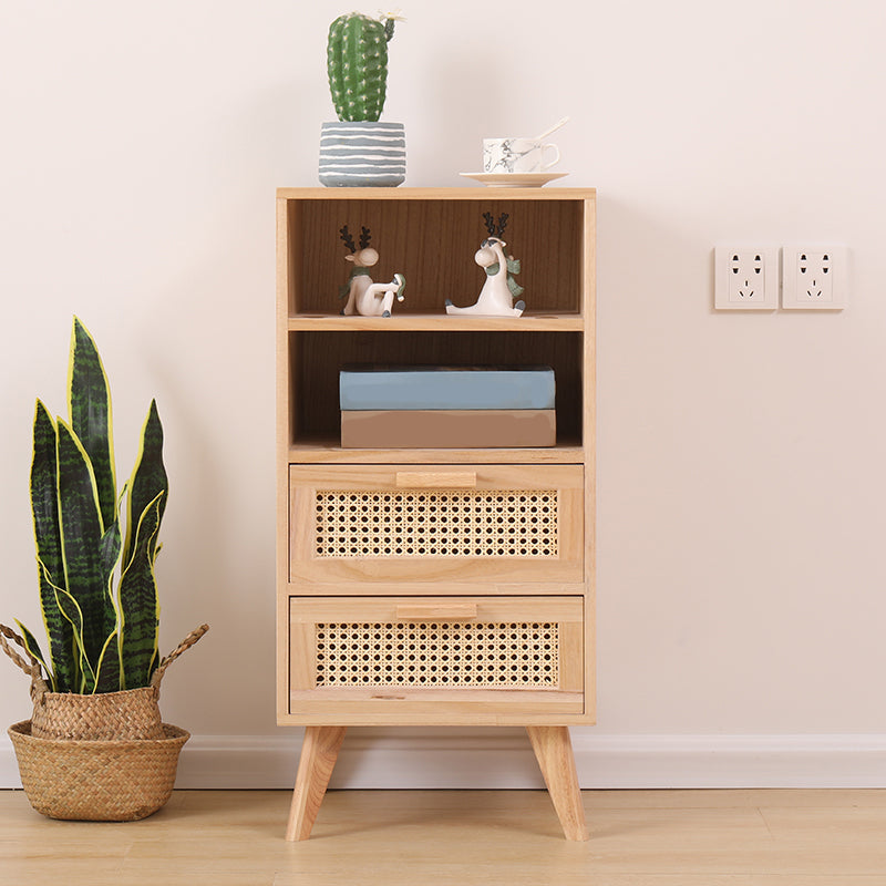 Wicker Rattan Accent Cabinet Bar Pulls Handle Design Storage Cabinet Clearhalo 'Cabinets & Chests' 'cabinets_chests' 'furn' 'furn_cabinets_chests' 'Furniture' 'Living Room Furniture' 6905683