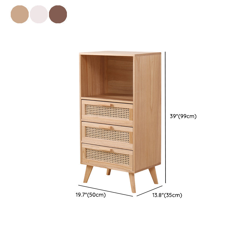 Wicker Rattan Accent Cabinet Bar Pulls Handle Design Storage Cabinet Clearhalo 'Cabinets & Chests' 'cabinets_chests' 'furn' 'furn_cabinets_chests' 'Furniture' 'Living Room Furniture' 6905704