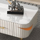 4 Legs Slate Rectangular Coffee Table Modern Single Coffee Table with Drawer Clearhalo 'Coffee & Accent Tables' 'Coffee Tables' 'coffee_tables' 'furn' 'furn_coffee_tables' 'Furniture' 'Living Room Furniture' 6905795