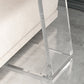 Gorgeous Style Sofa Side Accent Table Round Shape with Acrylic Base for Home