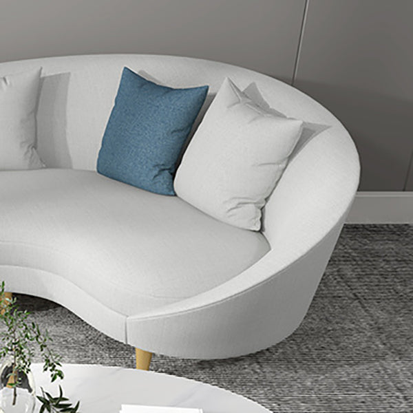 ソリッドカラーコンテンポラリーソファタイトシートフォームスロープアームセッティー