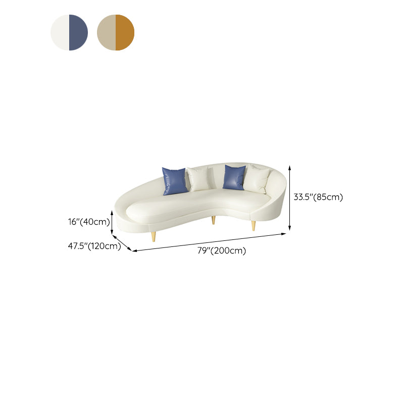 ソリッドカラーコンテンポラリーソファタイトシートフォームスロープアームセッティー
