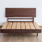 Mid-Century Modern Standard Bed Headboard Bed Frame with Legs