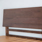 Mid-Century Modern Standard Bed Headboard Bed Frame with Legs