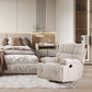 Traditional Fabric Reclining Chair Manual Rocking Recliner with Independent Foot Clearhalo 'Chairs & Seating' 'furn' 'furn_recliners' 'Furniture' 'Living Room Furniture' 'Recliners' 6906048