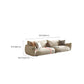Modern Fabric Sectional with Bolster Pillows 31.5" Tall White L-shape Sectional Clearhalo 'furn' 'furn_sectionals' 'Furniture' 'Living Room Furniture' 'Sectionals' 6906121