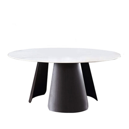 Table basse ronde en ardoise sans ensemble de tables basses gigognes modernes et pénibles