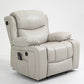 Recliner standard di reclinabile in pelle tradizionale con massaggio e conservazione