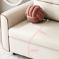 White Futon Sleeper Sofa Bed with Magazine Storage Convertible Sofas