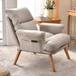 Scandinavian Upholstery Chair Faux Leather Standard Recliner with Footrest Clearhalo 'Chairs & Seating' 'furn' 'furn_recliners' 'Furniture' 'Living Room Furniture' 'Recliners' 6906315