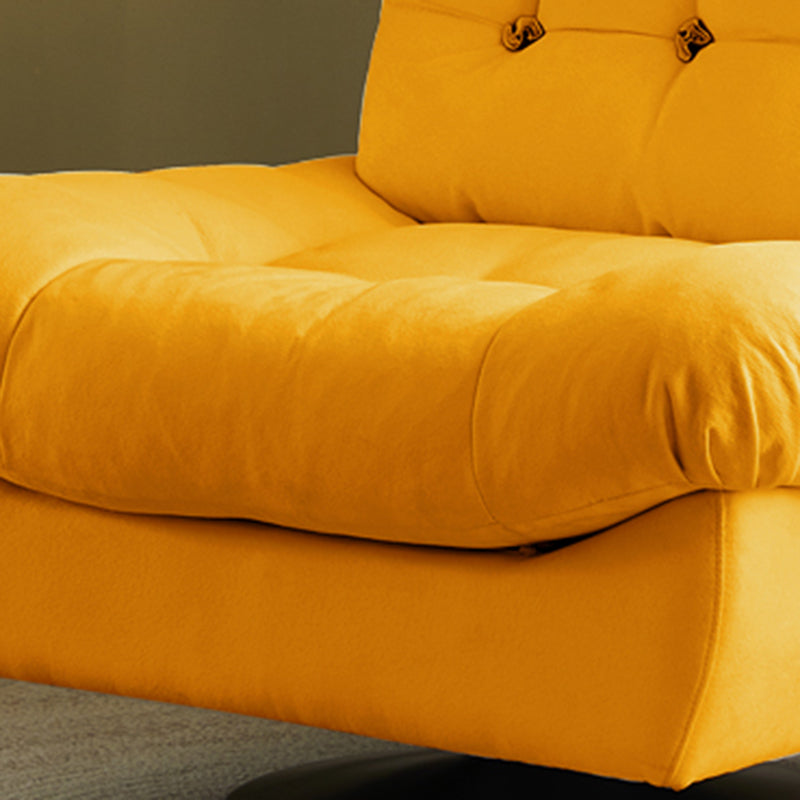 Faux Leather Recliner Solid Color Standard Recliner Chair with Tufted Back Clearhalo 'Chairs & Seating' 'furn' 'furn_recliners' 'Furniture' 'Living Room Furniture' 'Recliners' 6906347