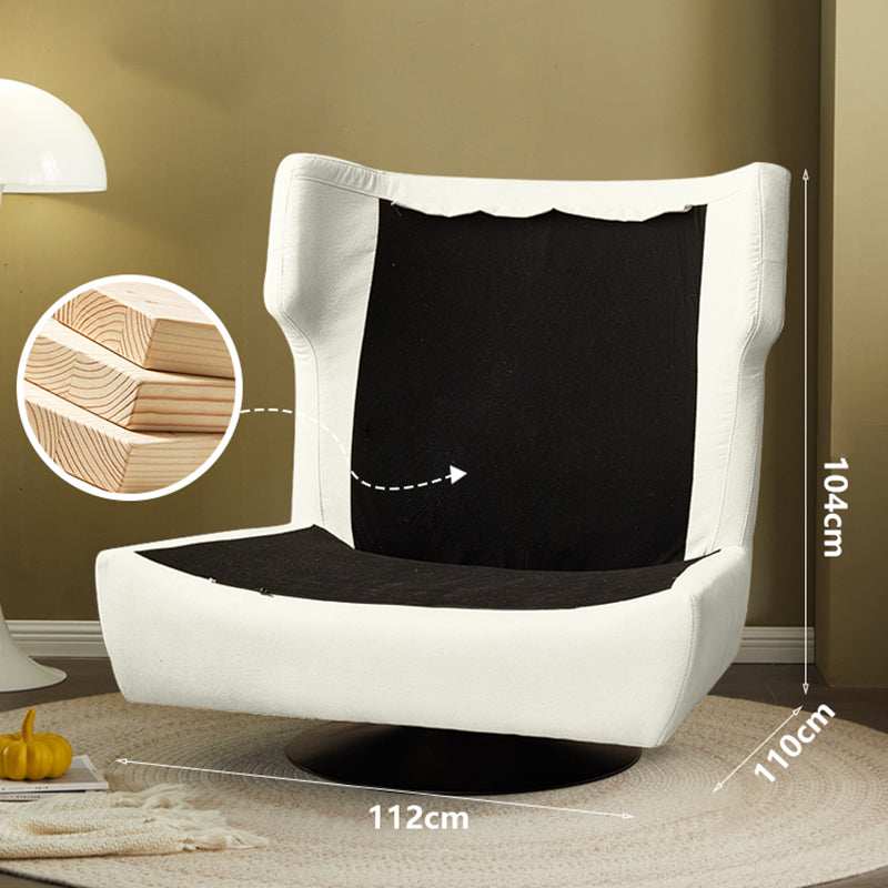 Faux Leather Recliner Solid Color Standard Recliner Chair with Tufted Back Clearhalo 'Chairs & Seating' 'furn' 'furn_recliners' 'Furniture' 'Living Room Furniture' 'Recliners' 6906348