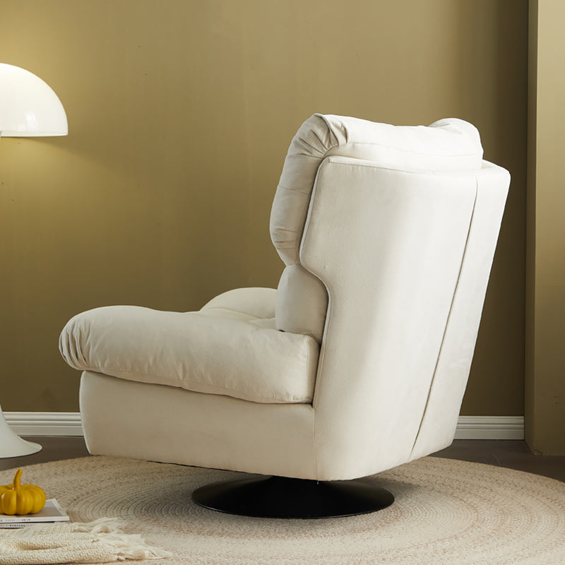 Faux Leather Recliner Solid Color Standard Recliner Chair with Tufted Back Clearhalo 'Chairs & Seating' 'furn' 'furn_recliners' 'Furniture' 'Living Room Furniture' 'Recliners' 6906353