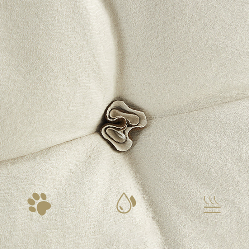 Faux Leather Recliner Solid Color Standard Recliner Chair with Tufted Back Clearhalo 'Chairs & Seating' 'furn' 'furn_recliners' 'Furniture' 'Living Room Furniture' 'Recliners' 6906356