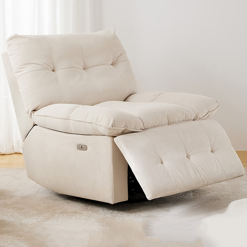 モダン＆コンテンポラリーの標準リクライニングチェアコードロイリクライニングチェア