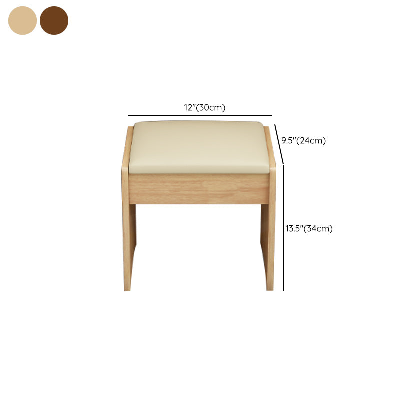 Tocador escandinavo con espejo y cajón de madera sólida