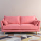 Modern Sofa with 2 Pillows Living Room Charles Of London Seating Pink Clearhalo 'furn' 'furn_sofas' 'Furniture' 'Living Room Furniture' 'Sofa' 'sofas' 6906436
