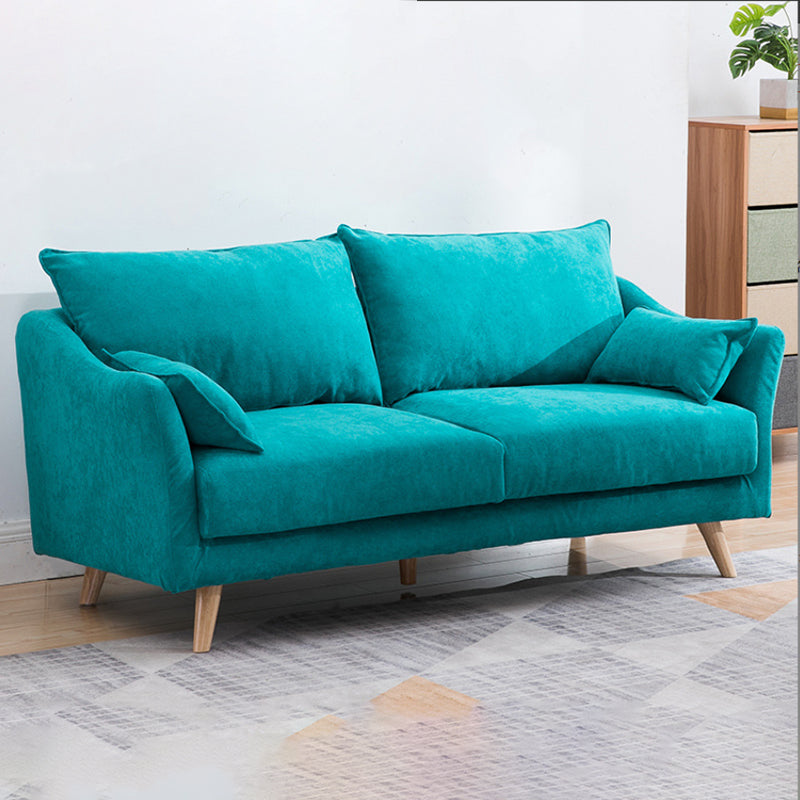 Modern Sofa with 2 Pillows Living Room Charles Of London Seating Clearhalo 'furn' 'furn_sofas' 'Furniture' 'Living Room Furniture' 'Sofa' 'sofas' 6906437