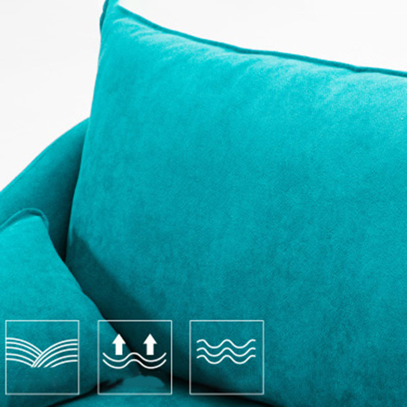 Modern Sofa with 2 Pillows Living Room Charles Of London Seating Clearhalo 'furn' 'furn_sofas' 'Furniture' 'Living Room Furniture' 'Sofa' 'sofas' 6906442