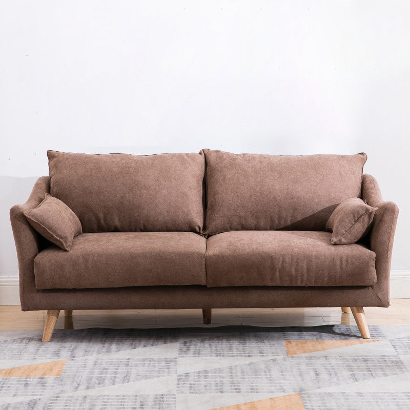 Modern Sofa with 2 Pillows Living Room Charles Of London Seating Coffee Clearhalo 'furn' 'furn_sofas' 'Furniture' 'Living Room Furniture' 'Sofa' 'sofas' 6906445