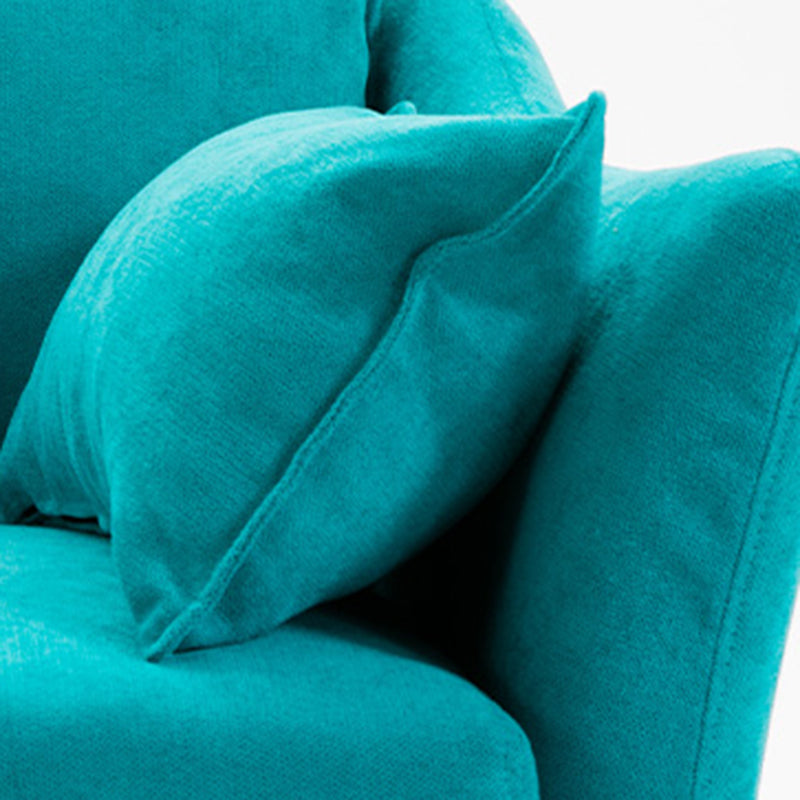 Modern Sofa with 2 Pillows Living Room Charles Of London Seating Clearhalo 'furn' 'furn_sofas' 'Furniture' 'Living Room Furniture' 'Sofa' 'sofas' 6906449