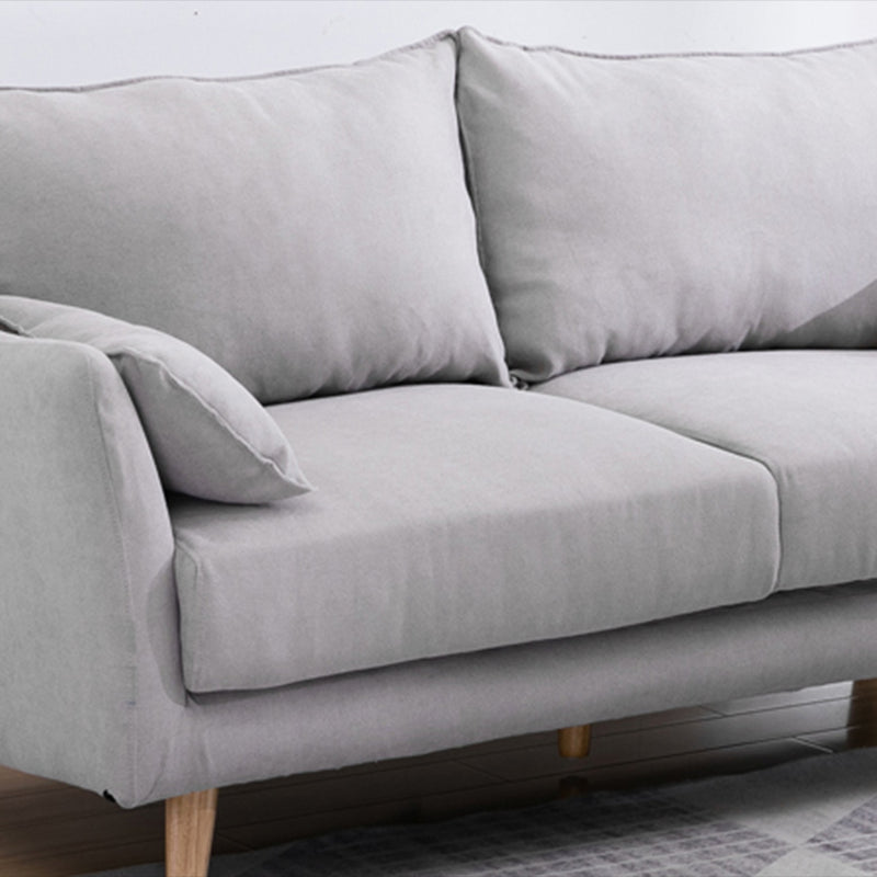 Modern Sofa with 2 Pillows Living Room Charles Of London Seating Clearhalo 'furn' 'furn_sofas' 'Furniture' 'Living Room Furniture' 'Sofa' 'sofas' 6906455