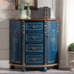 Industrial Solid Wood Cabinet with Drawers and 2 Doors Bombe Cabinet Blue 4 Clearhalo 'Cabinets & Chests' 'cabinets_chests' 'furn' 'furn_cabinets_chests' 'Furniture' 'Living Room Furniture' 6906489