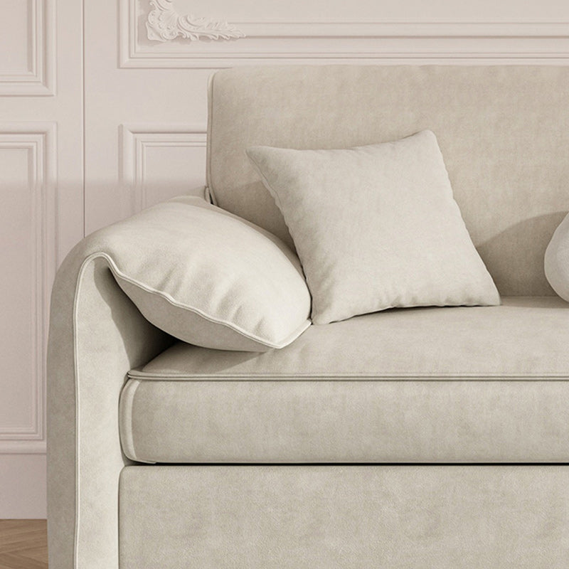 Coup de coussin de futon carré.