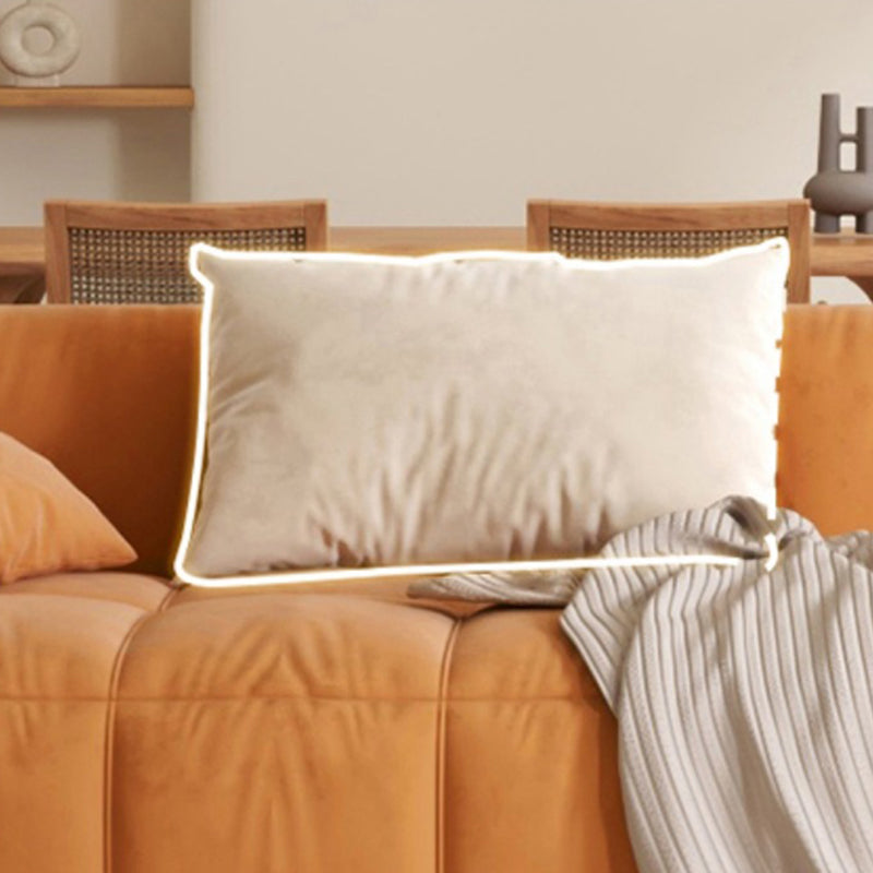 25.6 "H divano scandinavo sezionale a forma di forma a forma di livello