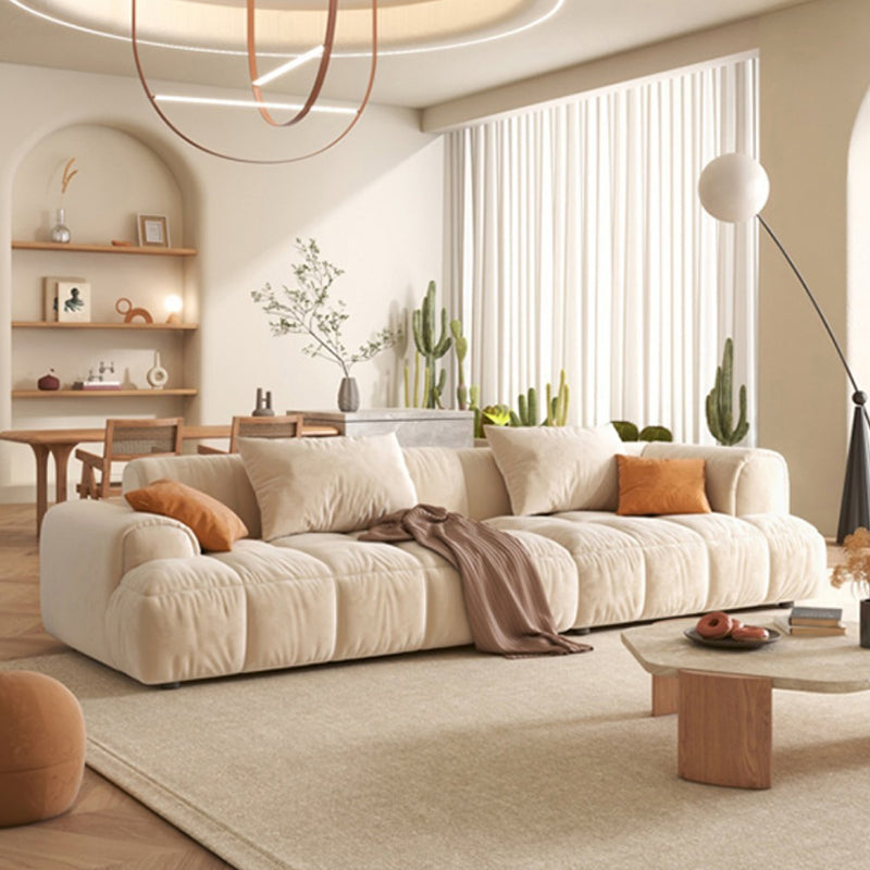 25.6 "H divano scandinavo sezionale a forma di forma a forma di livello