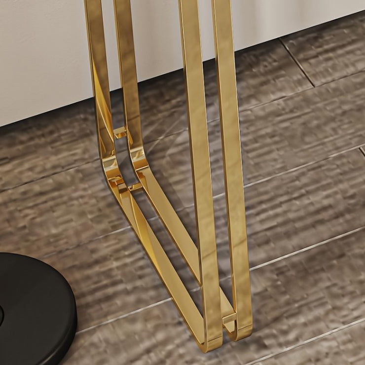 Miroir blanc Glam Blow Miroir en bois massif avec un ensemble de vanité de maquillage du tiroir